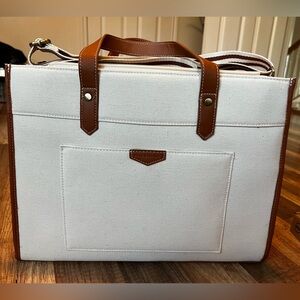 Missnine Laptop Tote /Shoulder Bag Canvas - 15.6 inch